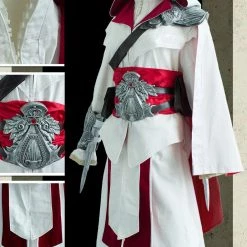 Deluxe Assassin's Creed Brotherhood Ezio Cosplay Costume -Game Costumes Shop 02