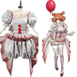2019 Movie IT Chapter Two Stephen King's It Chapter Two Pennywise The Clown Female Version Cosplay Costume
