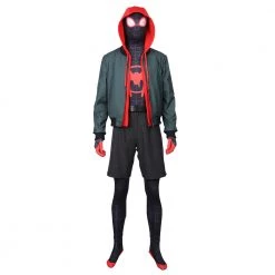 Spider-Man: Into The Spider-Verse Miles Morales Spider-Man Suit Cosplay Costume