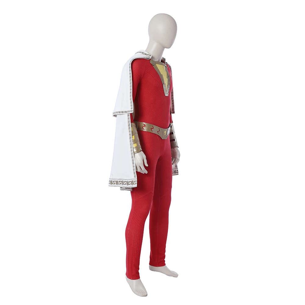 Shazam! Billy Batson Captain Marvel Cosplay Costume 5 Shazam! Billy Batson Captain Marvel Cosplay Costume - Image 3