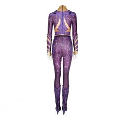 Teen Titans Starfire Jumpsuit Cosplay Costume -Game Costumes Shop COS 001 06 96