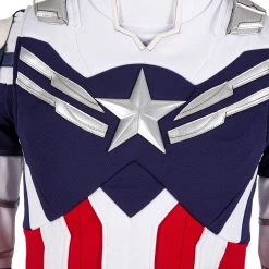 The Falcon And The Winter Soldier Sam Wilson Captain America Cosplay Costume 26 The Falcon And The Winter Soldier Sam Wilson Captain America Cosplay Costume -Game Costumes Shop COS 001 10 35