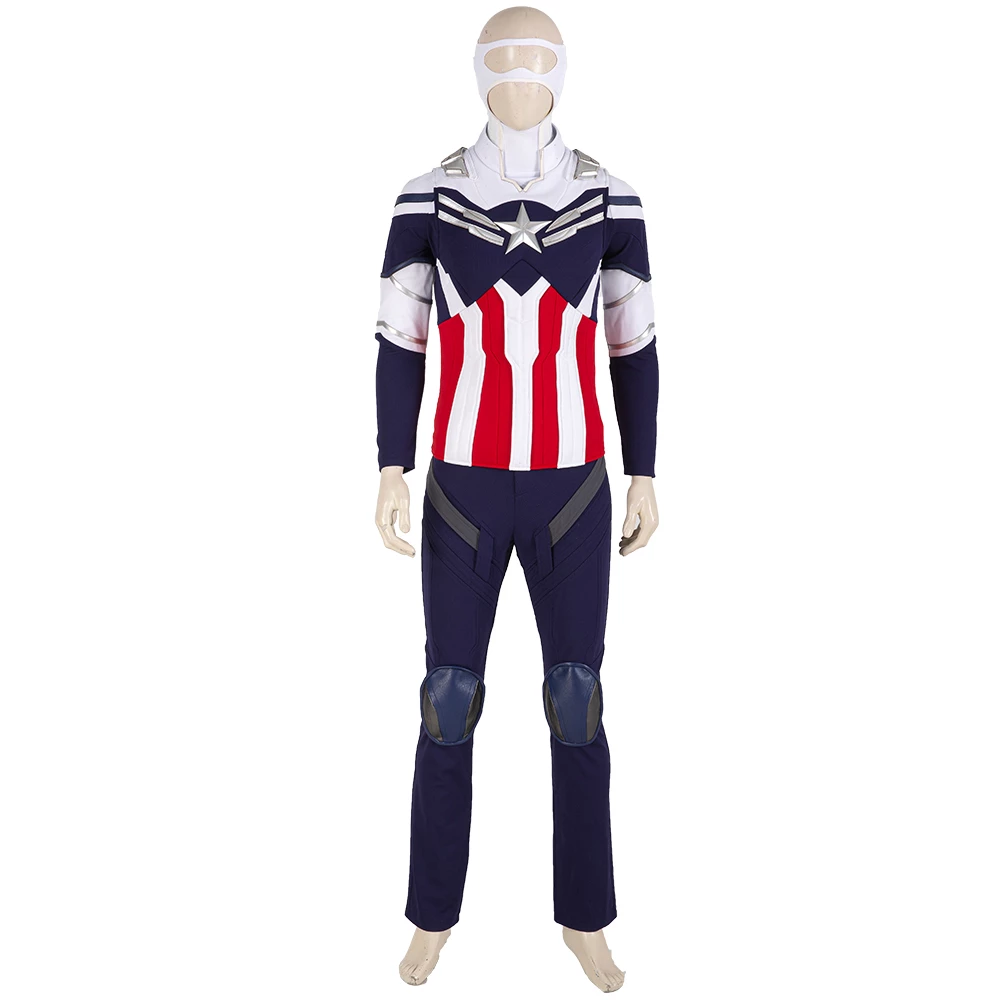 The Falcon And The Winter Soldier Sam Wilson Captain America Cosplay Costume 14 The Falcon And The Winter Soldier Sam Wilson Captain America Cosplay Costume - Image 12