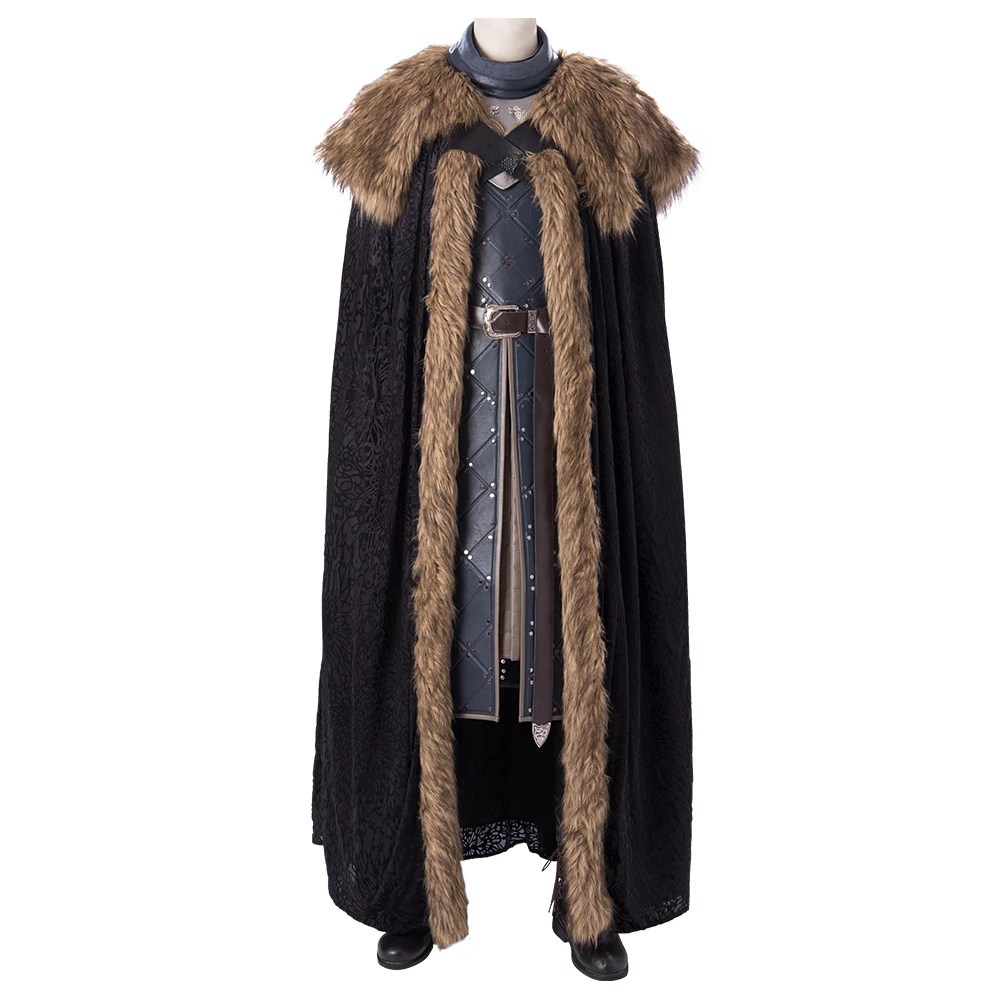Game Of Thrones 8 Jon Snow Cosplay Costume Version 2 3 Game Of Thrones 8 Jon Snow Cosplay Costume Version 2