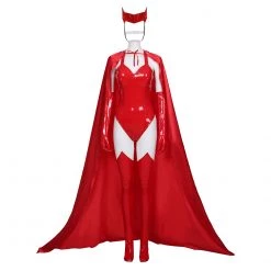 2020 WandaVision Scarlet Witch Wanda Maximoff Cosplay Costume