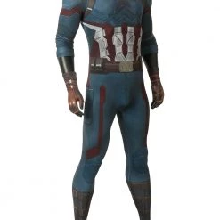 Avengers: Infinity War Captain America Jumpsuit Cosplay Costume 9 Avengers: Infinity War Captain America Jumpsuit Cosplay Costume -Game Costumes Shop COS 002 02 127