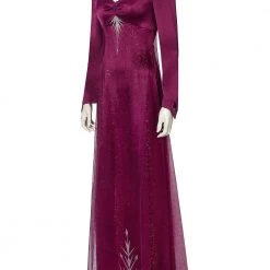 Frozen 2 Princess Elsa Red Dress Cosplay Costume -Game Costumes Shop COS 002 02 157