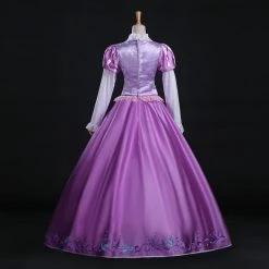 Disney Tangled Rapunzel Dress Cosplay Costume 7 Disney Tangled Rapunzel Dress Cosplay Costume -Game Costumes Shop COS 002 03 15