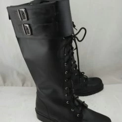 Captain America Black Cosplay Boots