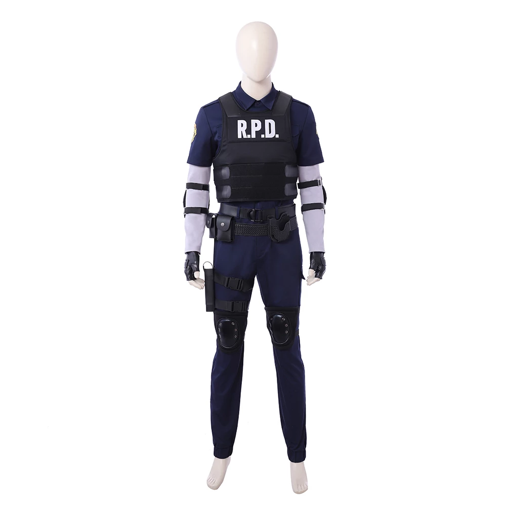 Resident Evil 2 Remake Leon S. Kennedy Cosplay Costume 3 Resident Evil 2 Remake Leon S. Kennedy Cosplay Costume