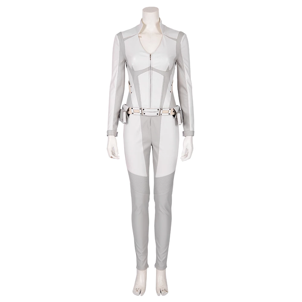 DC's Legends Of Tomorrow Sara Lance White Canary Cosplay Costume 4 DC's Legends Of Tomorrow Sara Lance White Canary Cosplay Costume - Image 2