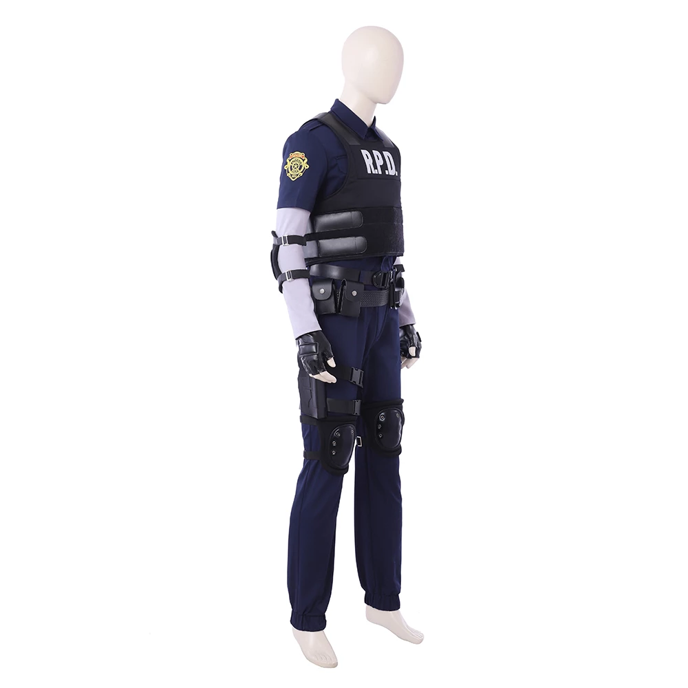 Resident Evil 2 Remake Leon S. Kennedy Cosplay Costume 5 Resident Evil 2 Remake Leon S. Kennedy Cosplay Costume - Image 3