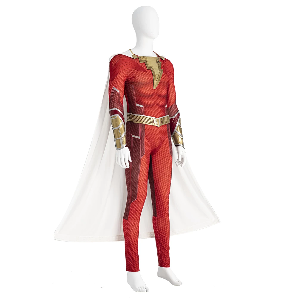 Shazam! Fury Of The Gods Shazam Cosplay Costume 6 Shazam! Fury Of The Gods Shazam Cosplay Costume - Image 4
