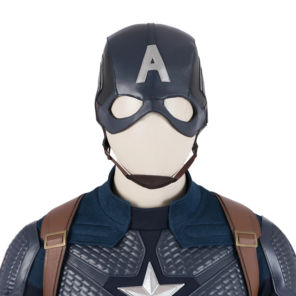 Avengers: Endgame Captain America Steve Rogers Suit Cosplay Costume 7 Avengers: Endgame Captain America Steve Rogers Suit Cosplay Costume - Image 5