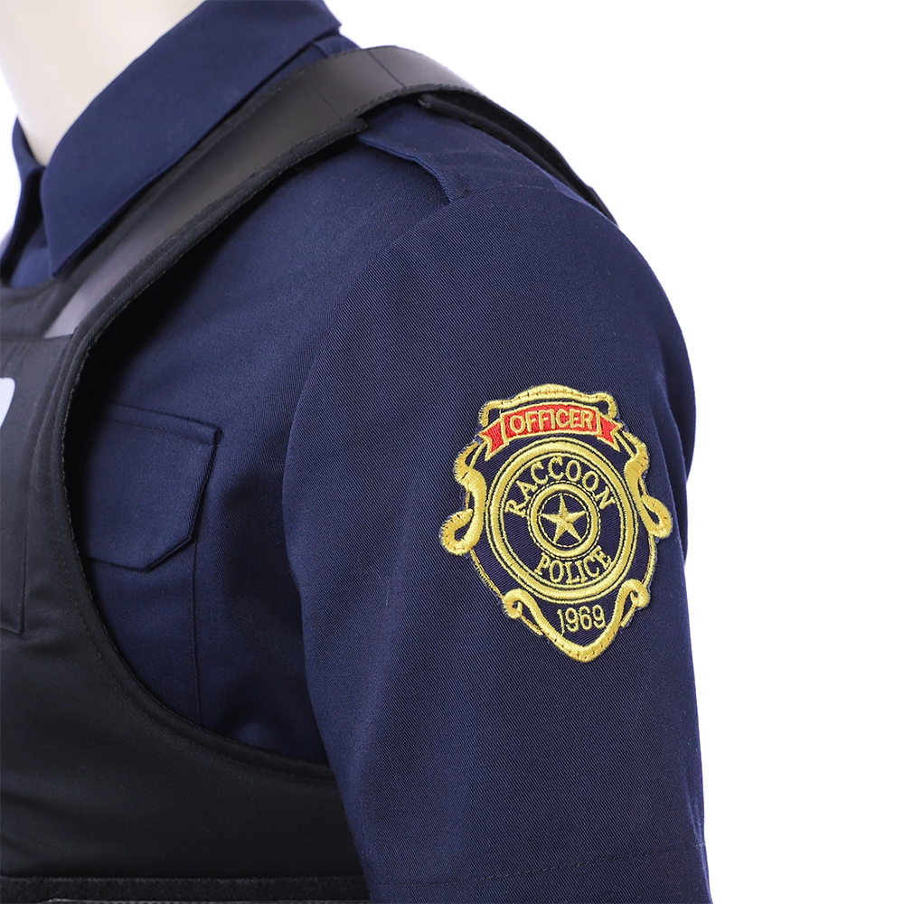 Resident Evil 2 Remake Leon S. Kennedy Cosplay Costume 8 Resident Evil 2 Remake Leon S. Kennedy Cosplay Costume - Image 6