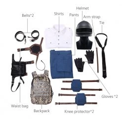 PlayerUnknown's Battlegrounds Battle Suit Cosplay Costume -Game Costumes Shop COS 003 12 3