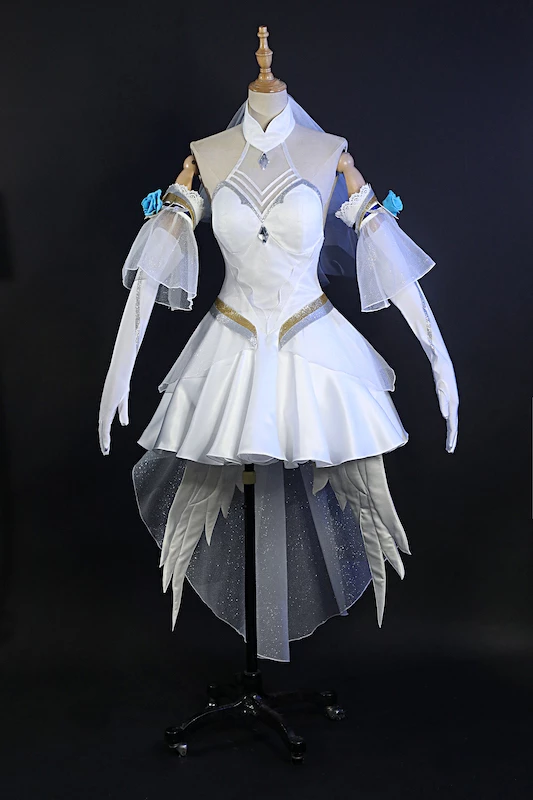 League Of Legends LOL Crystal Rose Lux Cosplay Costume 4 League Of Legends LOL Crystal Rose Lux Cosplay Costume - Image 2