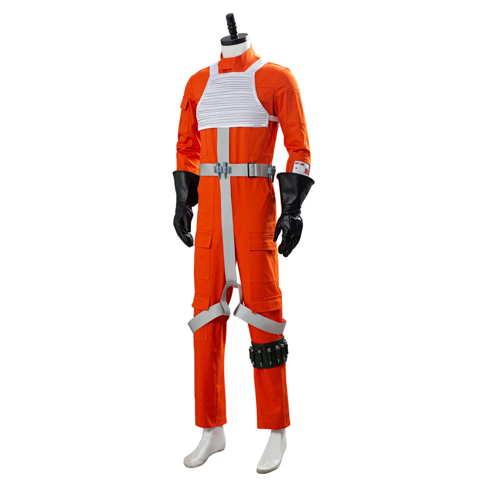 Star Wars Rebel Pilot Uniform Cosplay Costume 5 Star Wars Rebel Pilot Uniform Cosplay Costume - Image 3