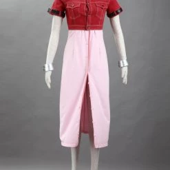 Final Fantasy VII 7 Aerith Gainsborough Cosplay Costume 13 Final Fantasy VII 7 Aerith Gainsborough Cosplay Costume -Game Costumes Shop COS 004 02 19