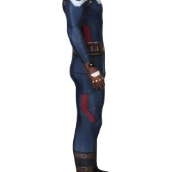 Captain America: The Winter Soldier Steve Rogers Captain America Jumpsuit Cosplay Costume -Game Costumes Shop COS 004 03 135