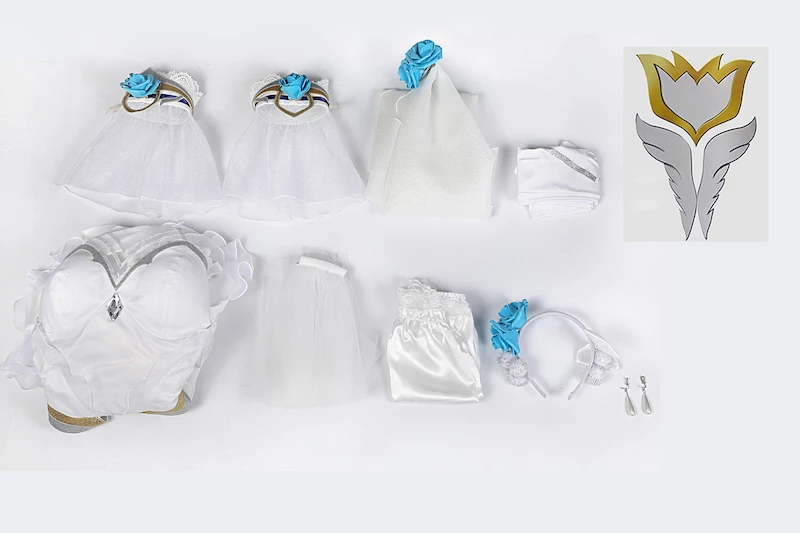 League Of Legends LOL Crystal Rose Lux Cosplay Costume 7 League Of Legends LOL Crystal Rose Lux Cosplay Costume - Image 5