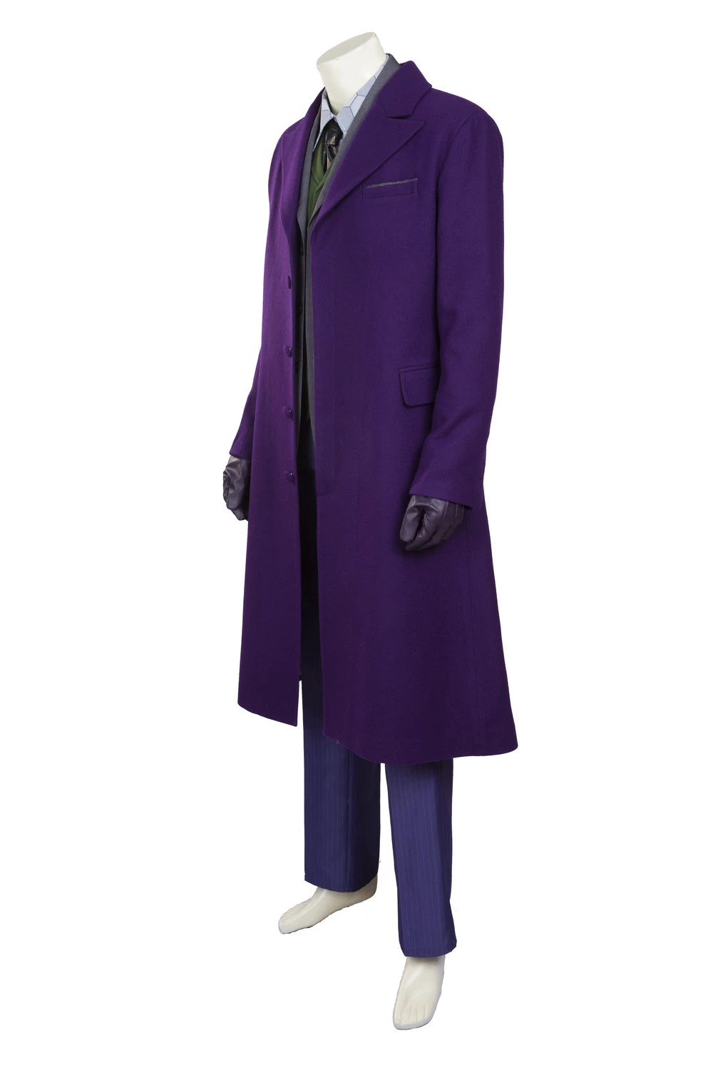 Batman: The Dark Knight Rises The Joker Woolen Coat Cosplay Costume 6 Batman: The Dark Knight Rises The Joker Woolen Coat Cosplay Costume - Image 4