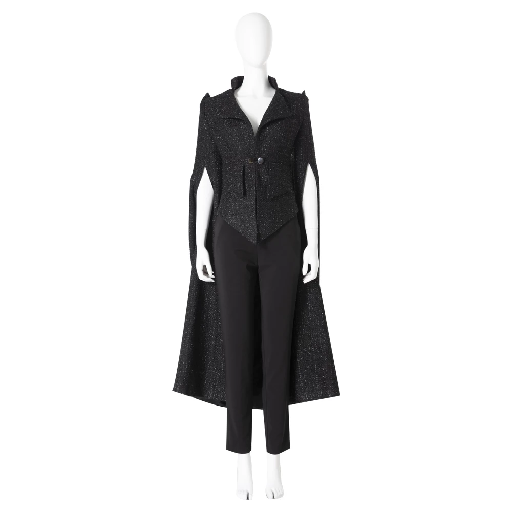 2021 Movie Disney's Cruella Cruella De Vil Black Suit Cosplay Costume 8 2021 Movie Disney's Cruella Cruella De Vil Black Suit Cosplay Costume - Image 6