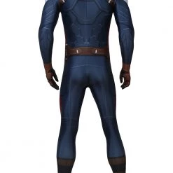 Captain America: The Winter Soldier Steve Rogers Captain America Jumpsuit Cosplay Costume -Game Costumes Shop COS 004 05 81
