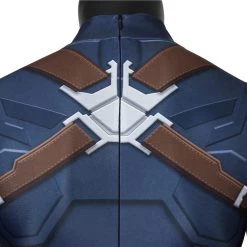 Captain America: The Winter Soldier Steve Rogers Captain America Jumpsuit Cosplay Costume -Game Costumes Shop COS 004 07 40