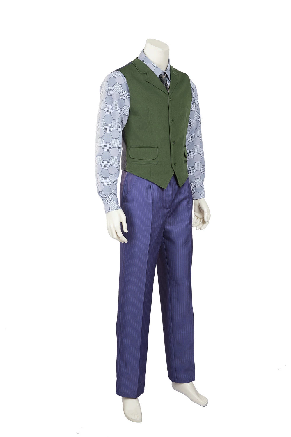 Batman: The Dark Knight Rises The Joker Woolen Coat Cosplay Costume 9 Batman: The Dark Knight Rises The Joker Woolen Coat Cosplay Costume - Image 7