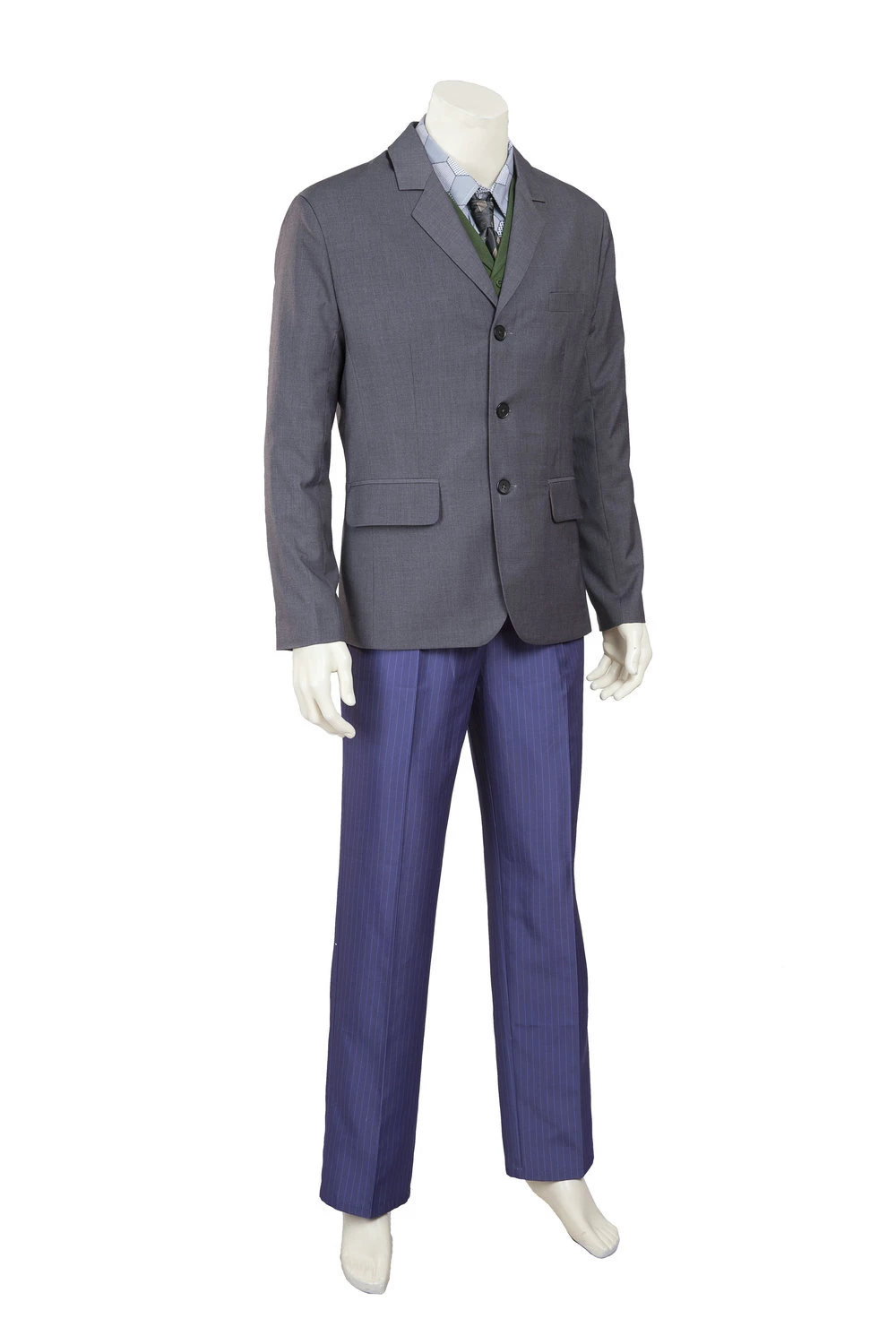 Batman: The Dark Knight Rises The Joker Woolen Coat Cosplay Costume 11 Batman: The Dark Knight Rises The Joker Woolen Coat Cosplay Costume - Image 9