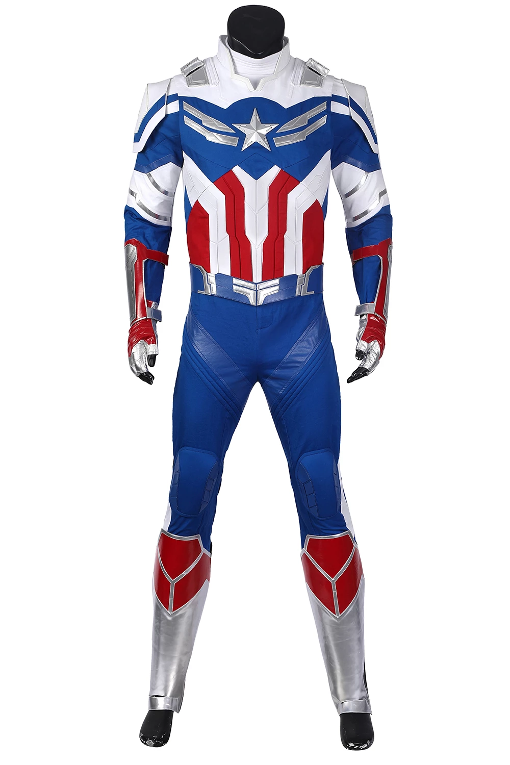 The Falcon And The Winter Soldier Sam Wilson Captain America Cosplay Costume 3 The Falcon And The Winter Soldier Sam Wilson Captain America Cosplay Costume