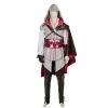 Assassin's Creed II Ezio Auditore Da Firenze White Edition Cosplay Costume Version 2 2 Assassin's Creed II Ezio Auditore Da Firenze White Edition Cosplay Costume Version 2 -Game Costumes Shop COS 005 01 54