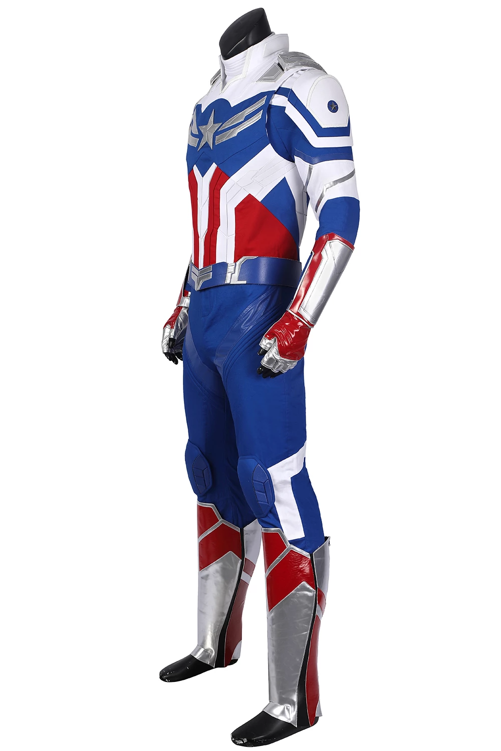 The Falcon And The Winter Soldier Sam Wilson Captain America Cosplay Costume 5 The Falcon And The Winter Soldier Sam Wilson Captain America Cosplay Costume - Image 3