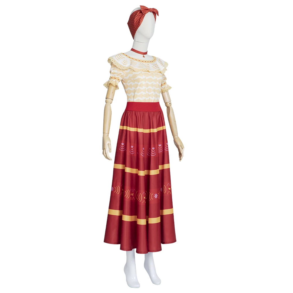 Disney Encanto Dolores Madrigal Cosplay Costume 5 Disney Encanto Dolores Madrigal Cosplay Costume - Image 3
