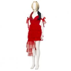 2021 TV The Suicide Squad Harley Quinn Red Dress Cosplay Costume Version 3 -Game Costumes Shop COS 005 03 195