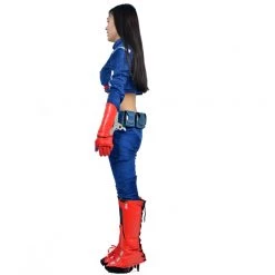 Captain America Female Cosplay Costume -Game Costumes Shop COS 005 03 9