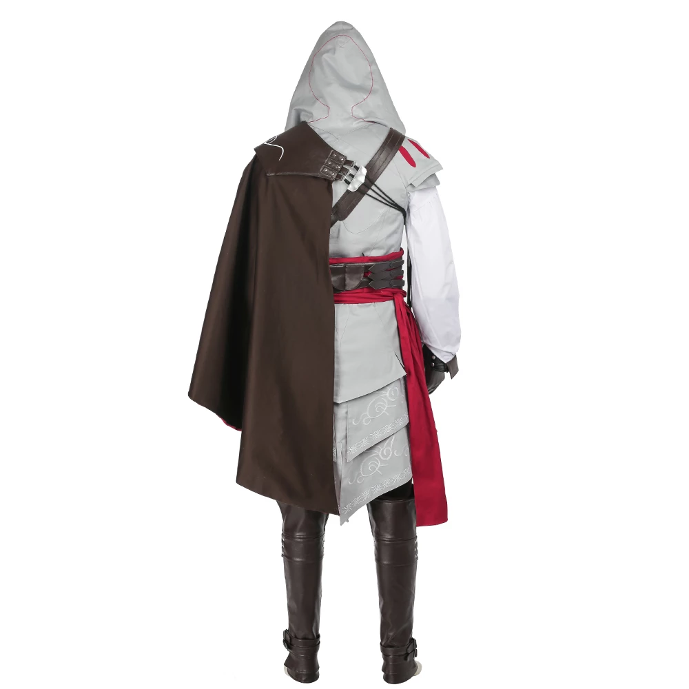 Assassin's Creed II Ezio Auditore Da Firenze White Edition Cosplay Costume Version 2 5 Assassin's Creed II Ezio Auditore Da Firenze White Edition Cosplay Costume Version 2 - Image 3