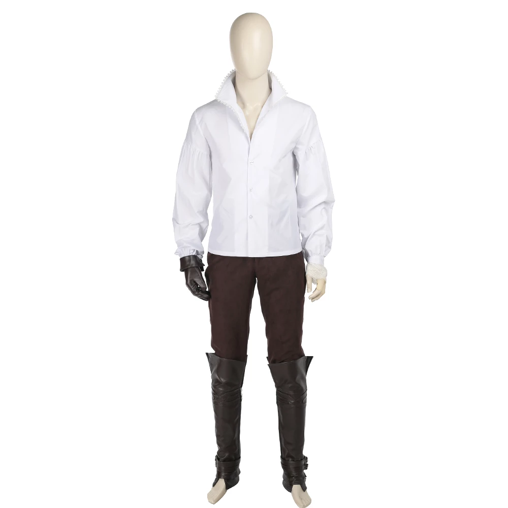 Assassin's Creed II Ezio Auditore Da Firenze White Edition Cosplay Costume Version 2 7 Assassin's Creed II Ezio Auditore Da Firenze White Edition Cosplay Costume Version 2 - Image 5