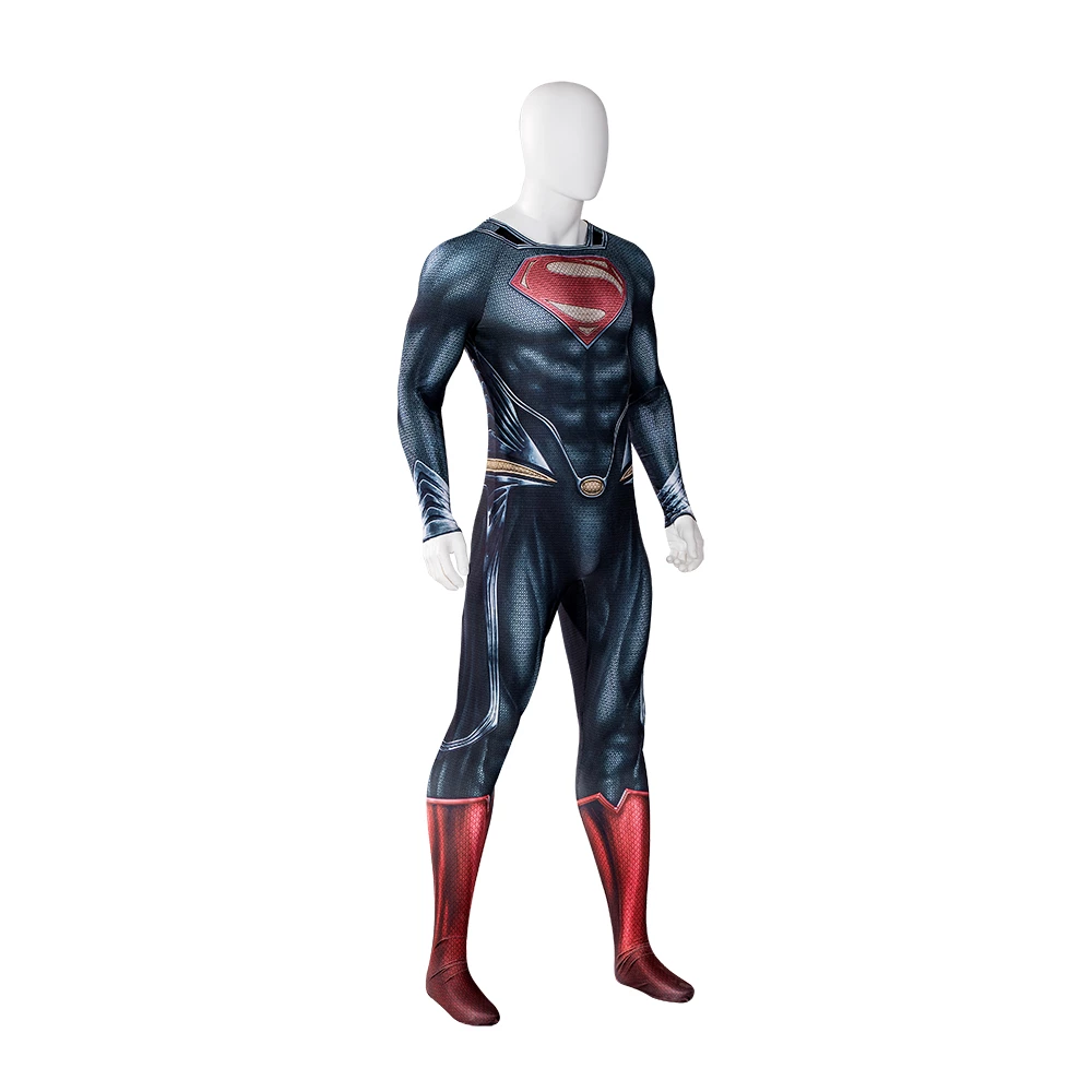 Man Of Steel Superman Clark Kent Jumpsuit Cosplay Costume 10 Man Of Steel Superman Clark Kent Jumpsuit Cosplay Costume - Image 8
