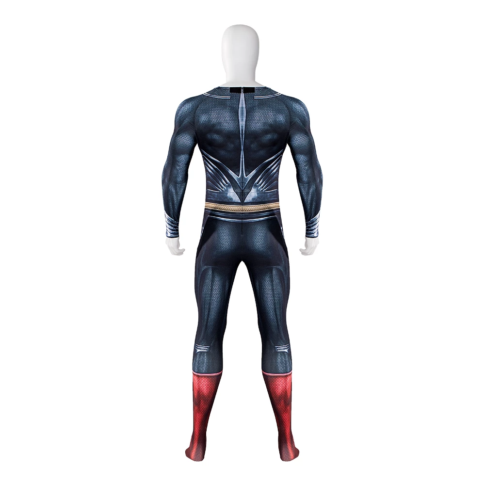 Man Of Steel Superman Clark Kent Jumpsuit Cosplay Costume 11 Man Of Steel Superman Clark Kent Jumpsuit Cosplay Costume - Image 9