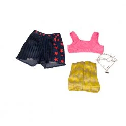 2020 Movie Birds Of Prey Harley Quinn Yellow Suit Cosplay Costume -Game Costumes Shop COS 005 09 16