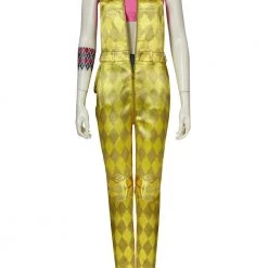 2020 Movie Birds Of Prey Harley Quinn Yellow Suit Cosplay Costume Version 2