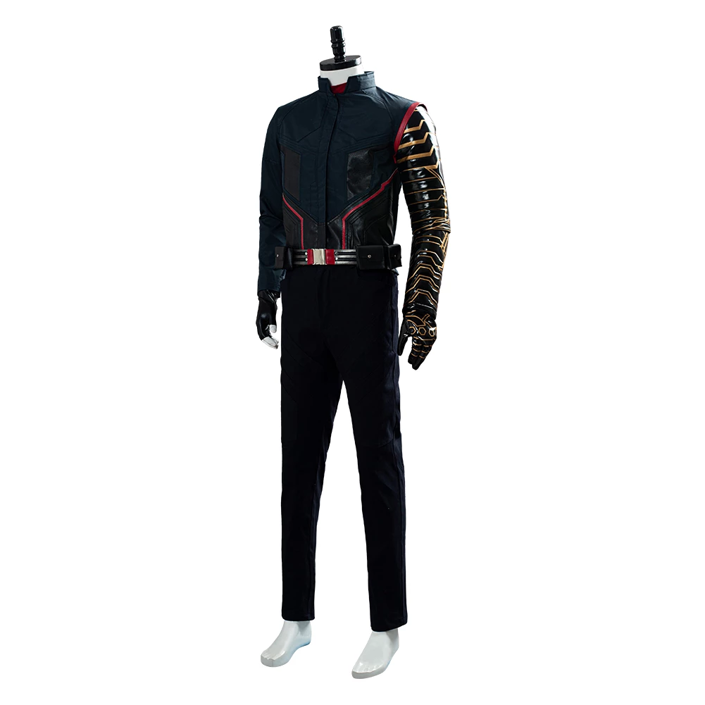 The Falcon And The Winter Soldier Bucky Barnes / Winter Soldier Battle Uniform Cosplay Costume 5 The Falcon And The Winter Soldier Bucky Barnes / Winter Soldier Battle Uniform Cosplay Costume - Image 3