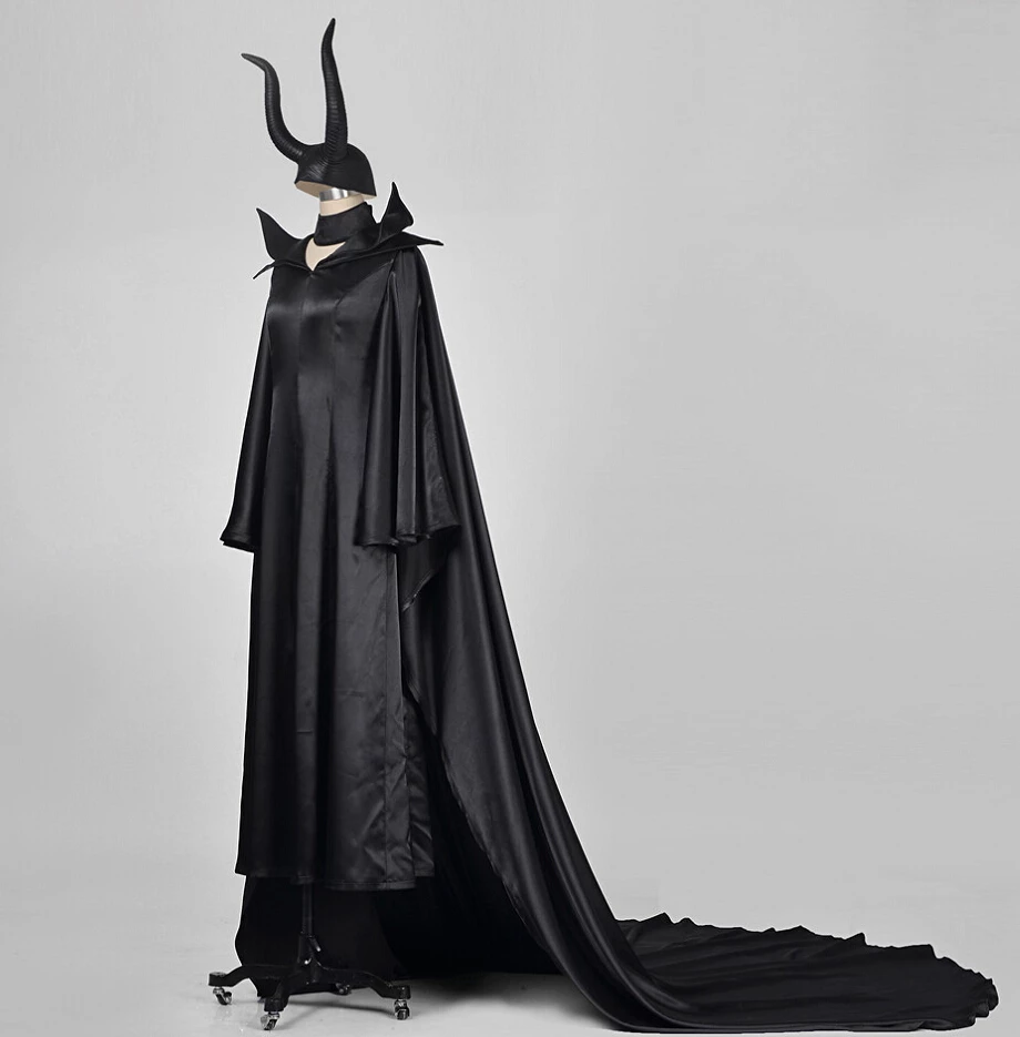 Maleficent Cosplay Costume With Hat 4 Maleficent Cosplay Costume With Hat - Image 2