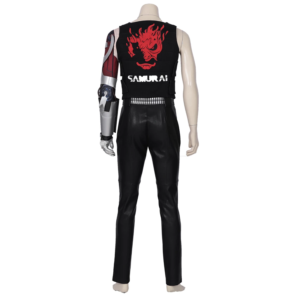 Cyberpunk 2077 Johnny Silverhand Keanu Reeves Cosplay Costume Version 2 6 Cyberpunk 2077 Johnny Silverhand Keanu Reeves Cosplay Costume Version 2 - Image 4