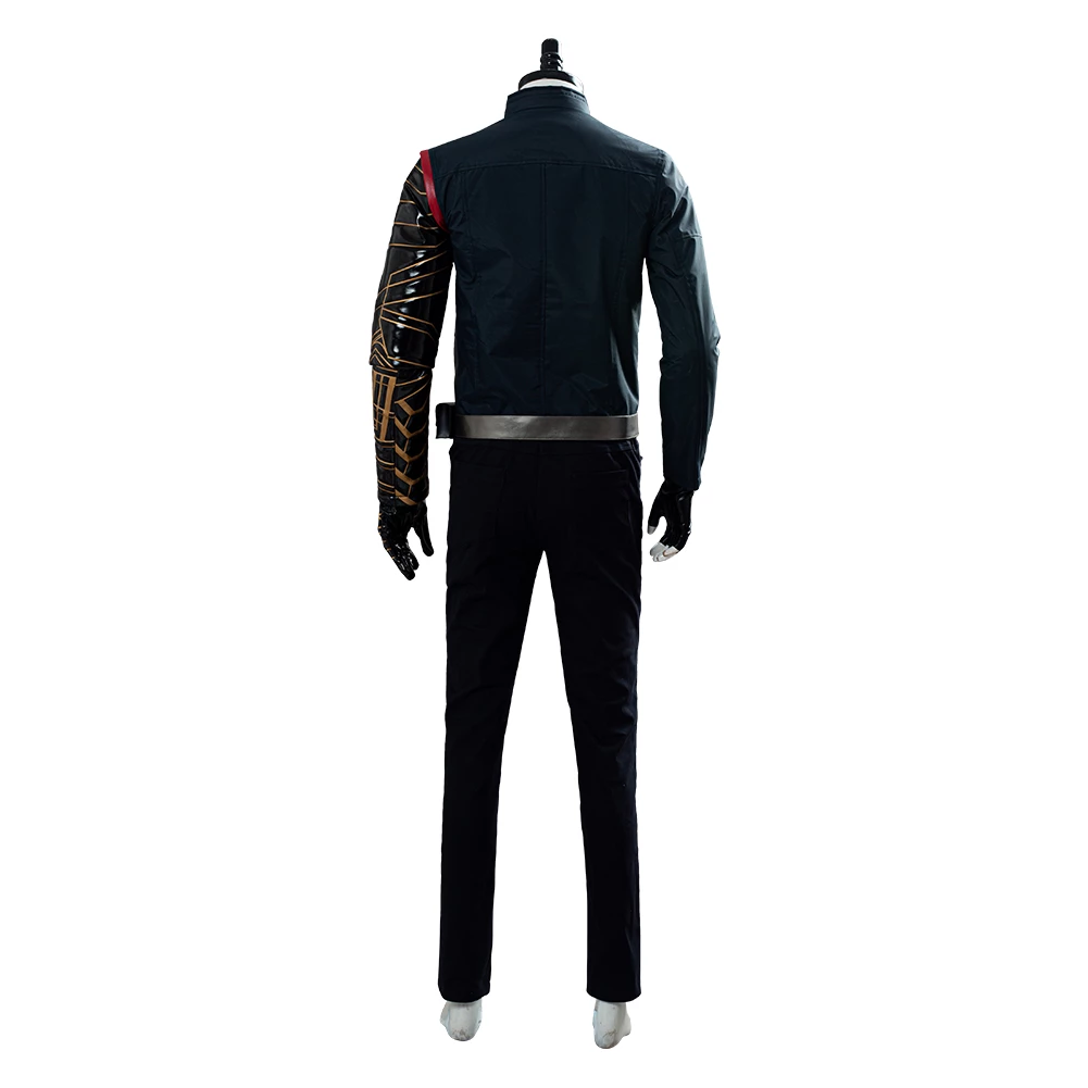 The Falcon And The Winter Soldier Bucky Barnes / Winter Soldier Battle Uniform Cosplay Costume 6 The Falcon And The Winter Soldier Bucky Barnes / Winter Soldier Battle Uniform Cosplay Costume - Image 4