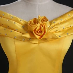 Disney Deluxe Beauty And The Beast Belle Dress Cosplay Costume -Game Costumes Shop COS 006 03 17