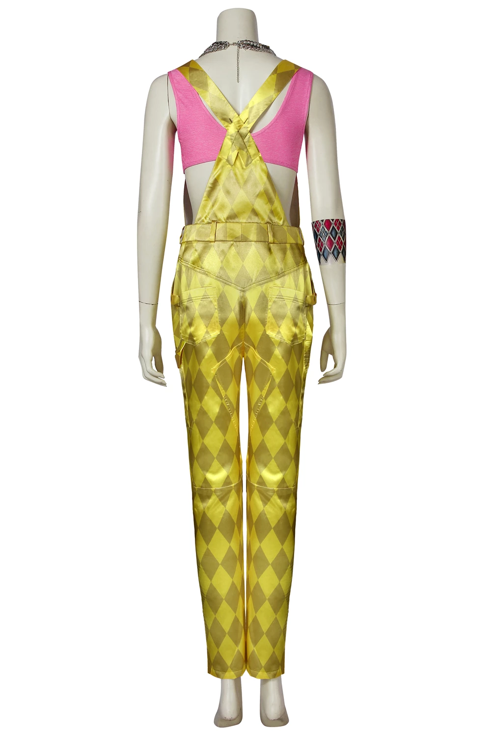 2020 Movie Birds Of Prey Harley Quinn Yellow Suit Cosplay Costume Version 2 7 2020 Movie Birds Of Prey Harley Quinn Yellow Suit Cosplay Costume Version 2 - Image 5