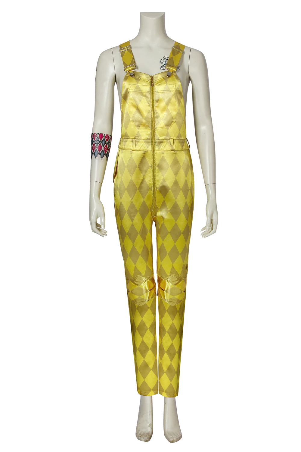 2020 Movie Birds Of Prey Harley Quinn Yellow Suit Cosplay Costume Version 2 10 2020 Movie Birds Of Prey Harley Quinn Yellow Suit Cosplay Costume Version 2 - Image 8